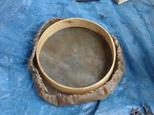 A hoop drum from Phil's workshop in 2003